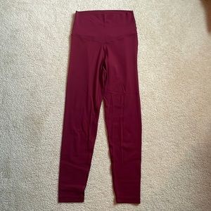 Aerie maroon leggings